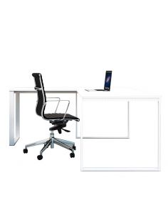 Escritorio esquinero Q60 de AIC en color blanco