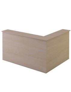 Mostrador en L sin mesa, Enter. Disponible en varias medidas y colores.