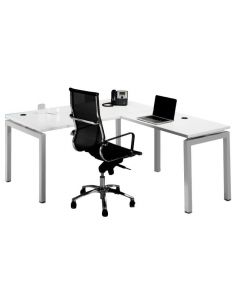 Mesa escritorio esquina Euro 5000 de Euromof con entrega express