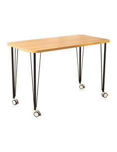 Escritorio con ruedas Naipe color negro