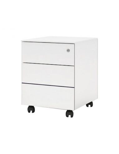 Cajonera metálica 3 cajones de Gapsa en súper blanco