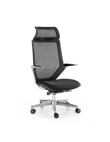 Sillón oficina Tokio de Euromof con respaldo en malla