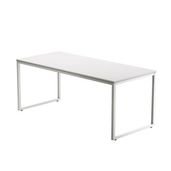 ESCRITORIO DE OFICINA STRIP DE KESTA TABLERO BLANCO ESTRUCTURA BLANCO