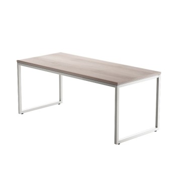 ESCRITORIO DE OFICINA STRIP DE KESTA TABLERO HAYA ESTRUCTURA BLANCO