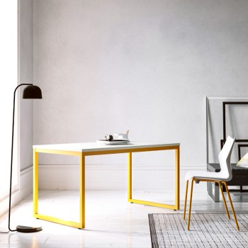 MESA DE FORMACIÓN STRIP DE KESTA BLANCO AMARILLO