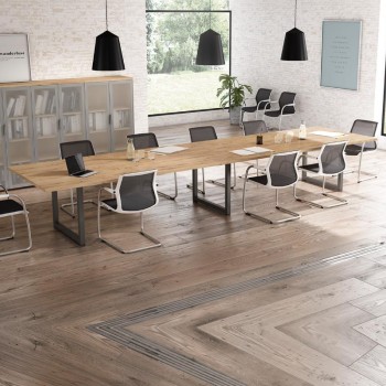 Mesa reuniones rectangular Quadrum de Emobok