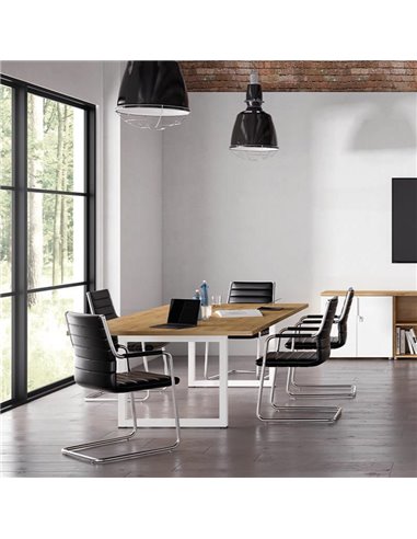 Mesa reuniones rectangular Quadrum de Emobok