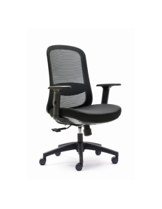 Silla ergonómica con respaldo de malla Lima de Euromof, oferta barata.