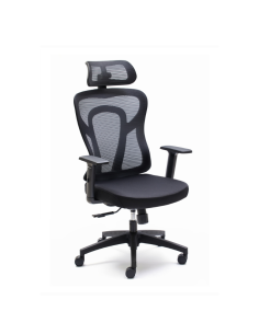 Silla ergonómica con respaldo de malla Cali de Euromof, oferta barata.