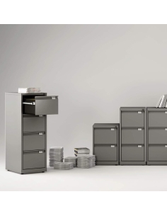 Archivador oficina metálico 4 cajones Merch de Gapsa - La Oficina Online