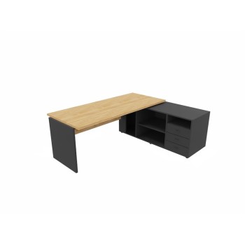 Mesa de despacho Hebe de Emobok con mueble - La Oficina Online
