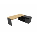 Mesa de despacho Hebe de Emobok con mueble - La Oficina Online
