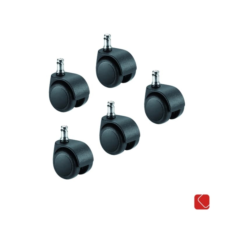 Medidas recambio ruedas para sillas de oficina o silla de estudio. pack de ruedas.