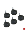 Ruedas silla oficina blandas grandes para suelos parquet