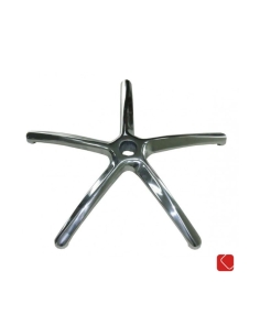 Base silla oficina en aluminio pulido