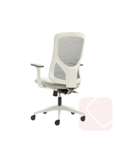Silla ergonómica diseño blanca Nantes de Euromof - La Oficina Online