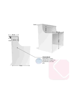 Mostrador para recepción Euro de Euromof