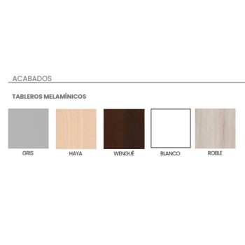 Mesa ovalada con base en h de euromof