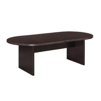 Mesa ovalada con base en h de euromof