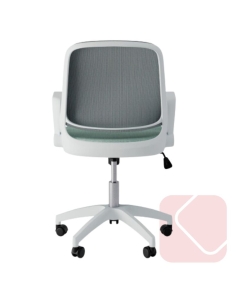 Silla de estudio y oficina moderna en blanco Siracusa - La Oficina Online