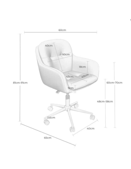 SILLA OFICINA ONTARIO