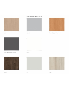 Armario de madera bajo con puertas de Kesta - La Oficina Online