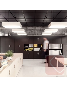 Armario alto de oficina con puertas de Kesta - Laoficinaonline.es