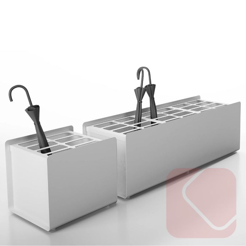 Paragüero CREPE diseño Systemtronic. Paraguero para oficina decorativo metálico.