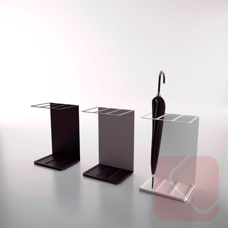 Paragüero Forrein metálico de Systemtronic. Sencillo, minimalista de diseño y funcional para oficina o empresa.