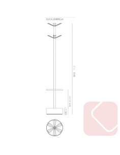 Perchero Elica de Systemtronic - Laoficinaonline