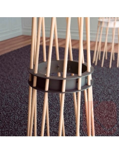 Perchero Ker de madera de Systemtronic - Laoficinaonline