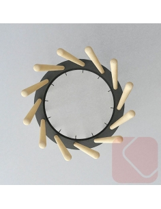 Perchero Ker de madera de Systemtronic - Laoficinaonline