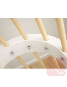 Perchero Ker de madera de Systemtronic - Laoficinaonline