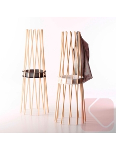 Perchero Ker de madera de Systemtronic - Laoficinaonline