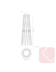 Perchero Ker de madera de Systemtronic - Laoficinaonline
