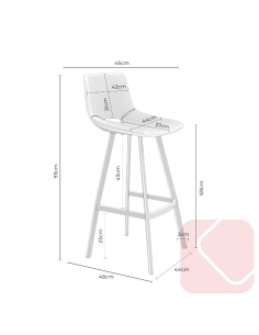 Taburete alto ASTON de Somcasa - La Oficina Online
