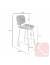 TABURETE BAJO LOGAN DE SOMCASA