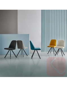 SILLA FIJA TAPIZADA CRIS DE SOMCASA