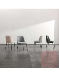 SILLA MODERNA TAPIZADA MAXIME