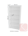 ARMARIO ALTO SIN PUERTAS DE EUROMOF ENTREGA RÁPIDA