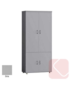 Armario alto con puertas bajas y altas de Euromof entrega rápida - Laoficinaonline