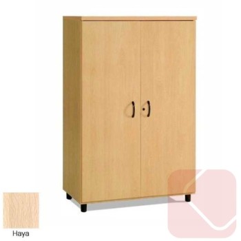 Armario medio con puertas de Euromof entrega rápida-  La Oficina Online