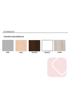 Mesa de oficina Euro 5100 de Euromof - La Oficina Online