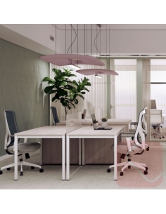 Mesa de oficina Euro 5100 de Euromof - La Oficina Online