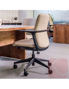 Sillones de dirección para oficina Levita altura baja para mesa reunión o puestos modernos.