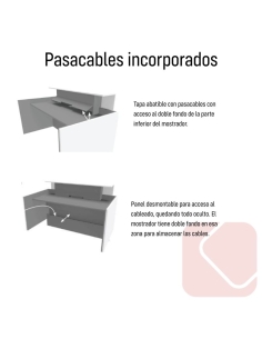 Mostrador de recepción AVANT | Diseño moderno y funcional para oficinas y empresas