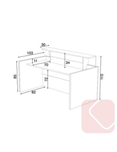 Mostrador de recepción AVANT | Diseño moderno y funcional para oficinas y empresas