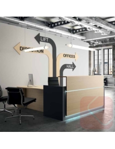 Opción de luz led para tu mostrador, ilumina tu recepción Avant