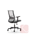Sillón direccional Win negro respaldo alto y bajo - Laoficinaonline.es