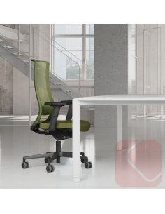 Sillón direccional Win negro respaldo alto y bajo - Laoficinaonline.es